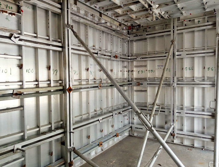 澆筑混凝土減少施工成本體現(xiàn)鋁模板性價(jià)比優(yōu)勢(shì)